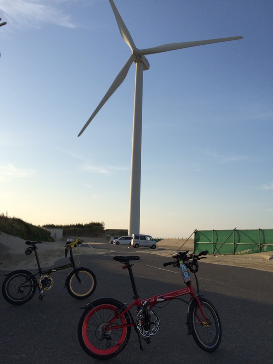 波崎の風力発電の風車
