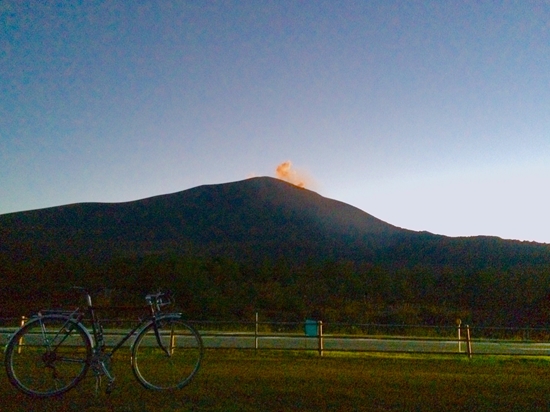 夕焼けの浅間山